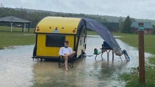 Camping photo by Barb Hutchinson