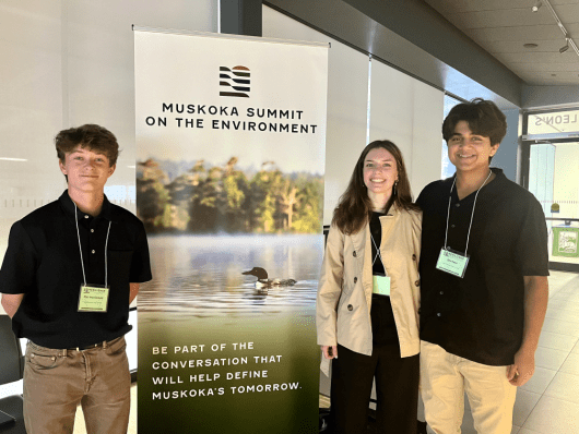 Photo of Finn MacDonald, Taryn van Kooten and Om Patel at MSE2024 – Resilience